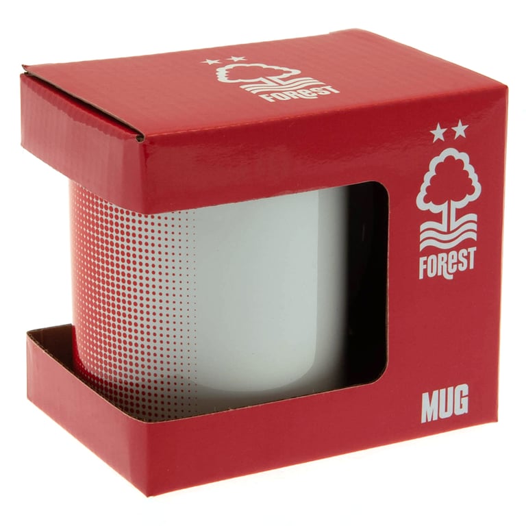 Nottingham Forest FC Ceramic Fade Coffee Mug with Club Crest