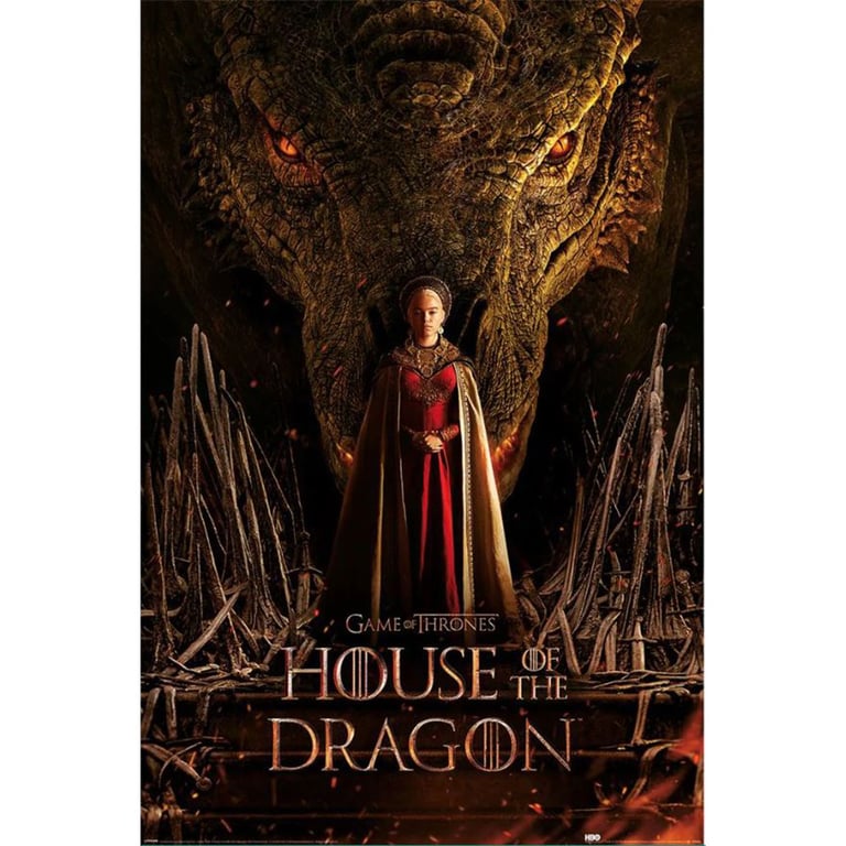 House of the Dragon Poster 276 - High Resolution Rhaenyra Targaryen Artwork on Gloss Paper
