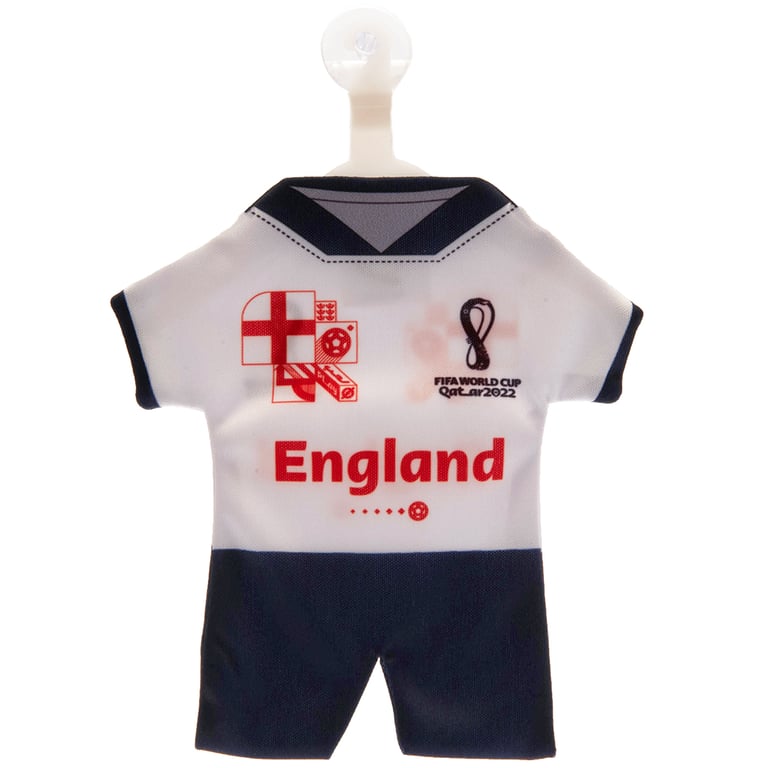 FIFA World Cup Qatar 2022 England Mini Cloth Kit - Official Logo Car Hanging Banner