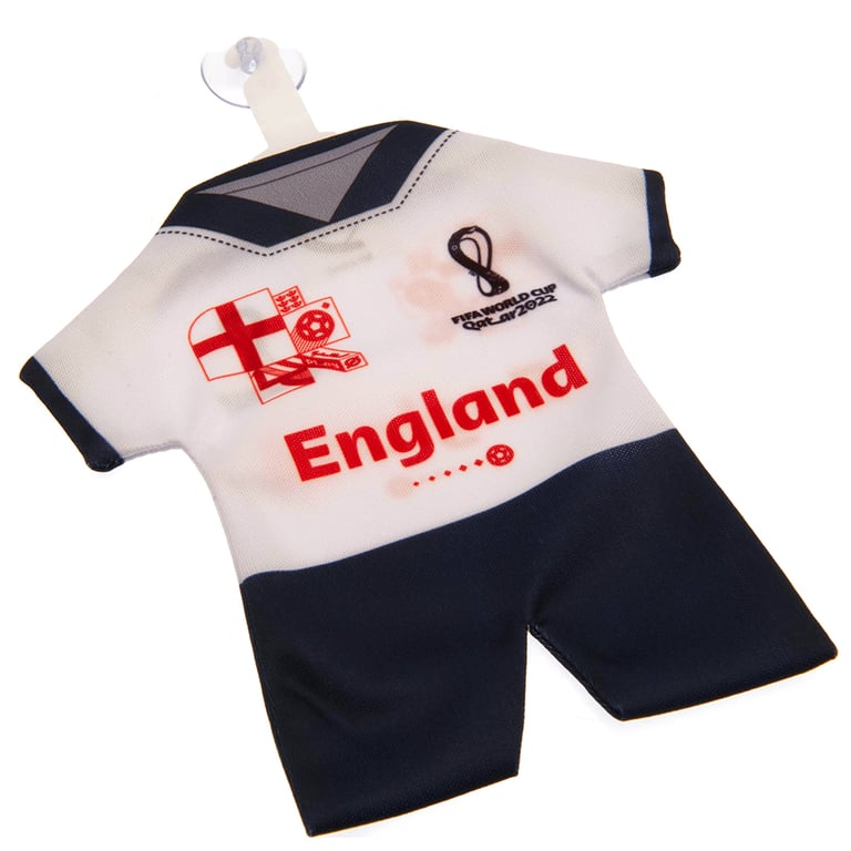 FIFA World Cup Qatar 2022 England Mini Cloth Kit - Official Logo Car Hanging Banner