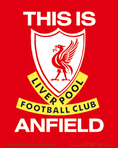 Liverpool FC 3D Lenticular Print - Moving Images of Anfield Stadium Sign