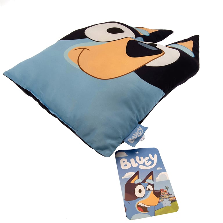 Bluey Shaped 100 Polyester Cushion for Home Decor - Spot Clean