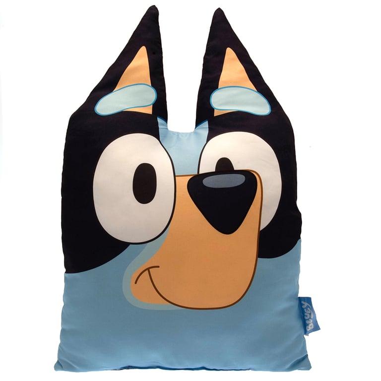 Bluey Shaped 100 Polyester Cushion for Home Decor - Spot Clean