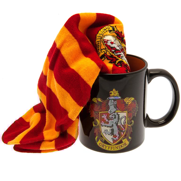 Harry Potter Gryffindor Mug & Sock Gift Set - Official Home Decor
