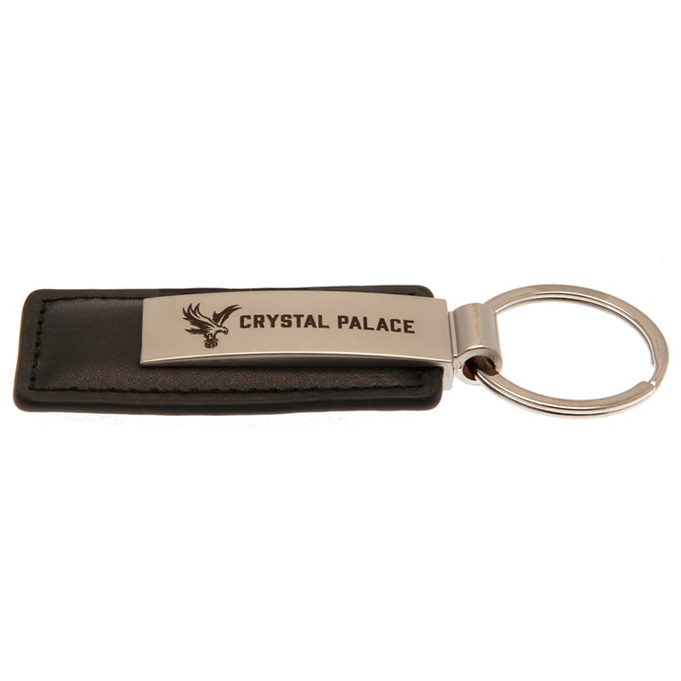 Crystal Palace FC Executive Leather Key Fob with Metal Keeper Top