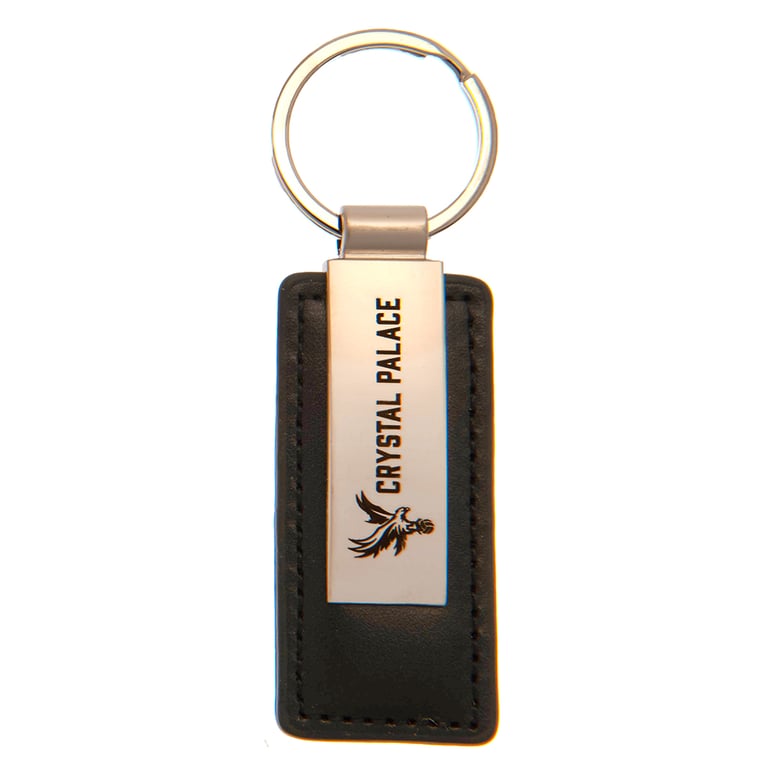 Crystal Palace FC Executive Leather Key Fob with Metal Keeper Top
