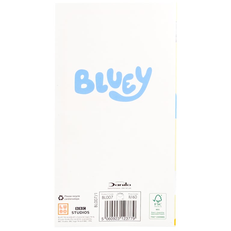 Bluey and Bingo Colourful Birthday Card - Have the Best Day Ever!