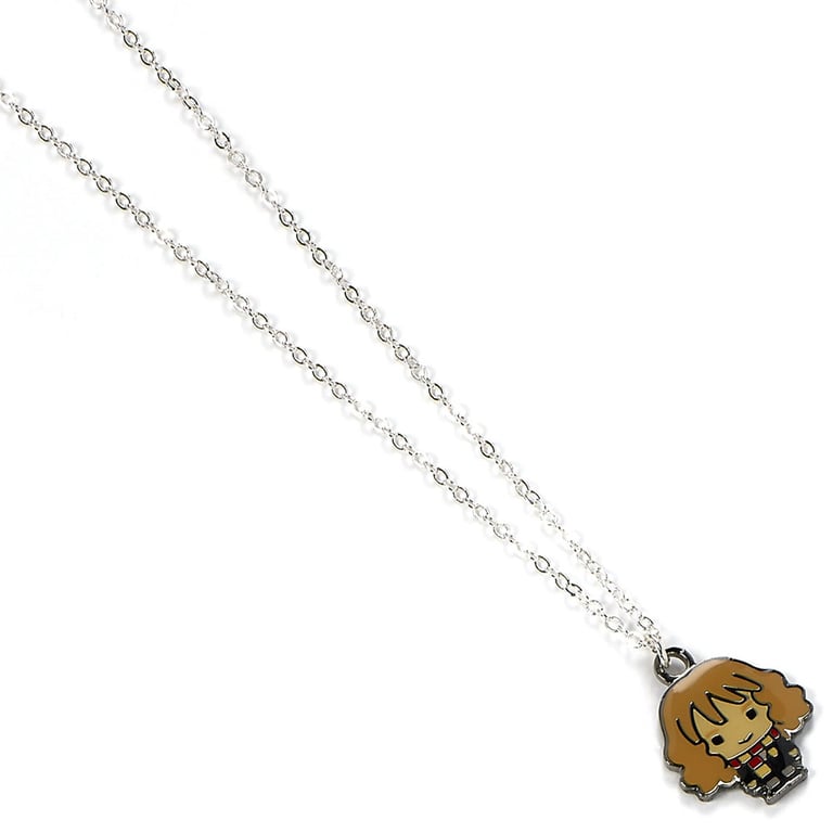 Harry Potter Chibi Hermione Silver Plated Necklace with Extender Chain