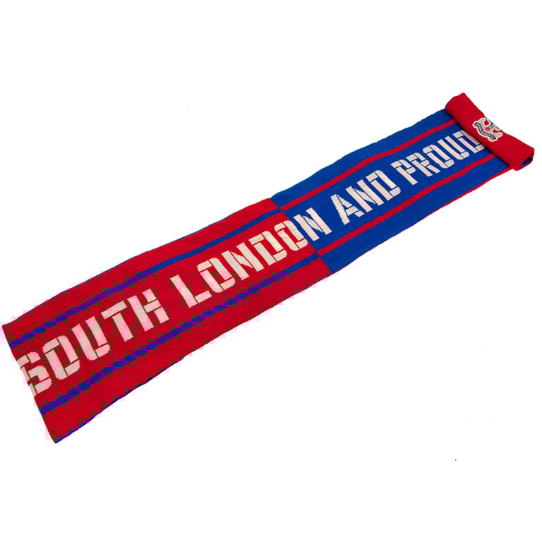 Crystal Palace FC South London Club Crest Scarf