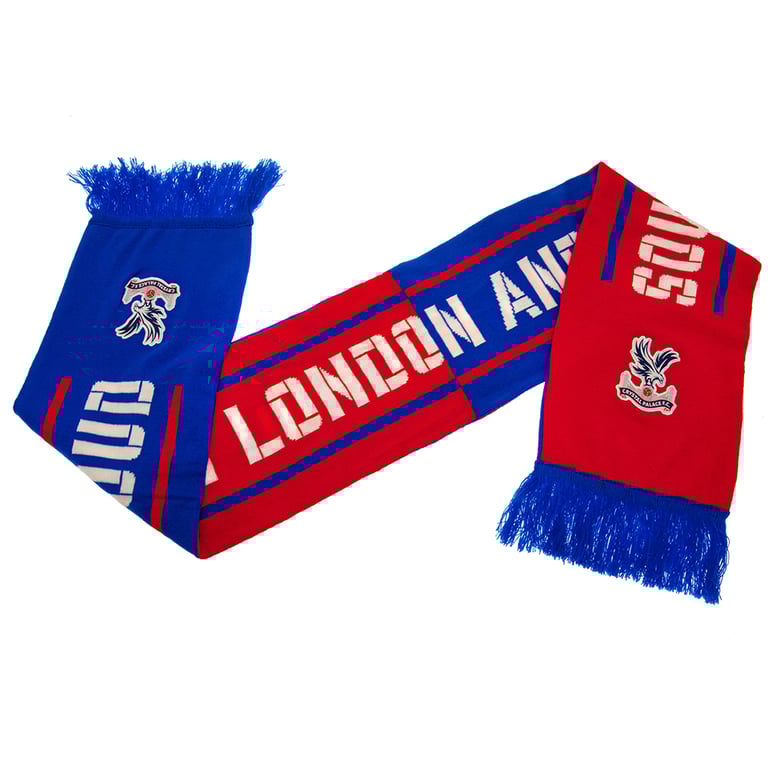Crystal Palace FC South London Club Crest Scarf