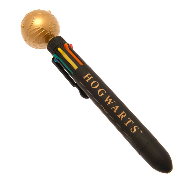 Harry Potter Golden Snitch 8 Colour Multi Coloured Writing Pen