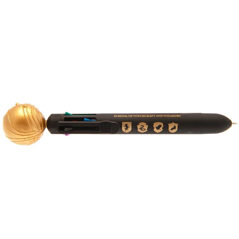 Harry Potter Golden Snitch 8 Colour Multi Coloured Writing Pen