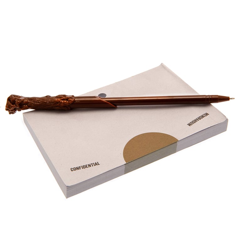 Harry Potter Interdepartmental Memo Pad & Wand Pen Set