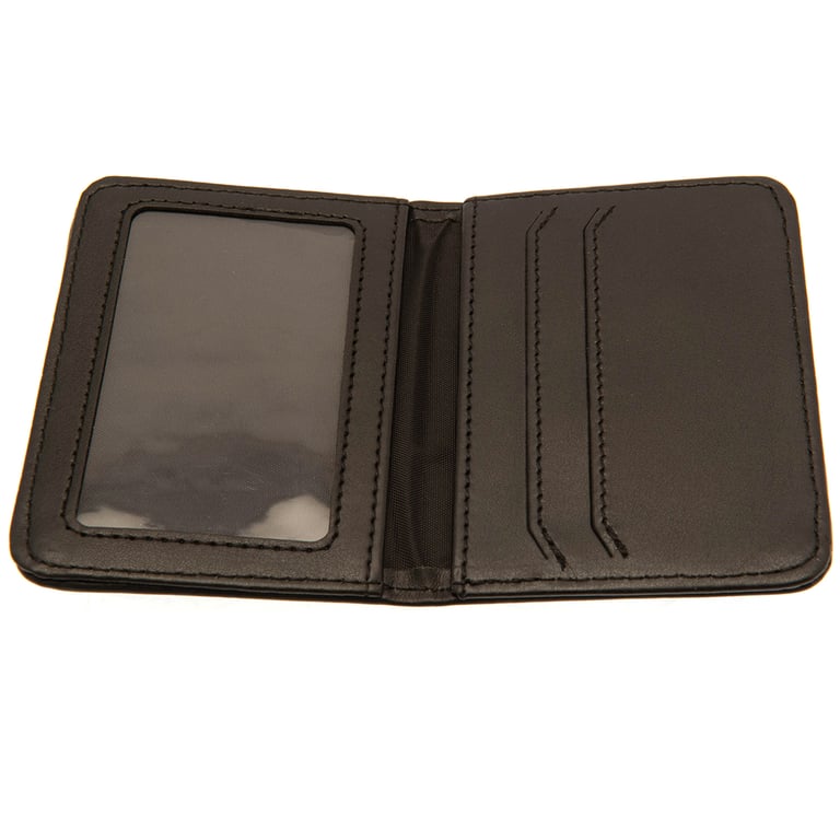 Manchester City FC Executive Debossed Crest Card Holder - 3 Slots & Clear Photo Pouch