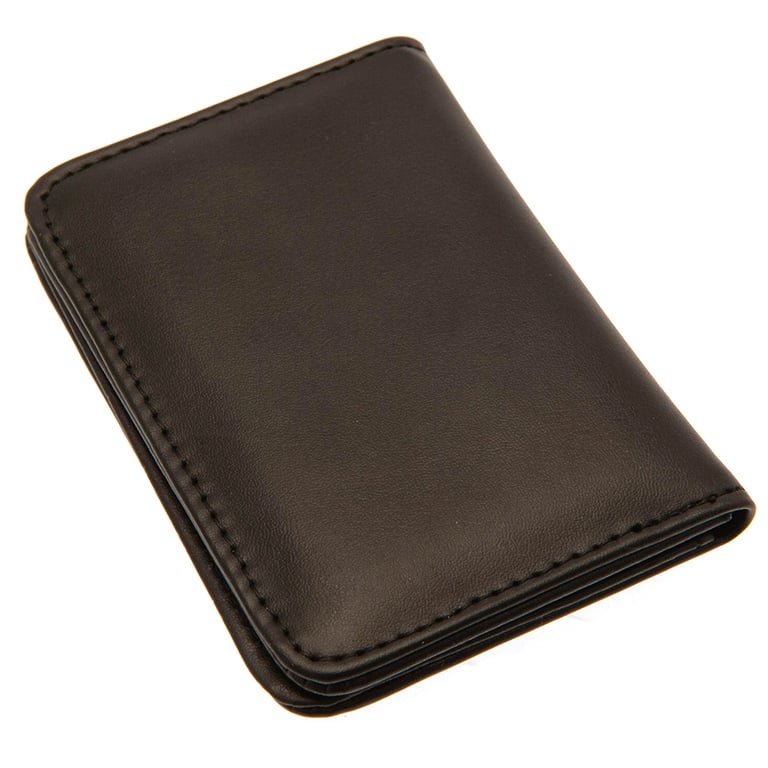 Manchester City FC Executive Debossed Crest Card Holder - 3 Slots & Clear Photo Pouch