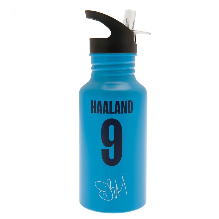 Manchester City FC Aluminium Drinks Bottle - Haaland Signature Edition