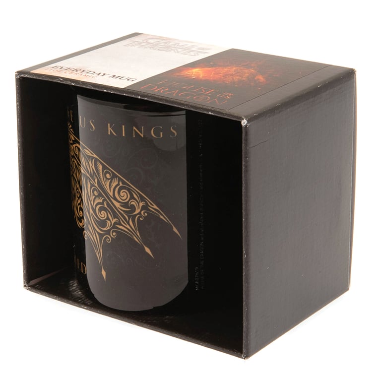 House of the Dragon Ceramic Coffee Mug - Dragon Wing Artwork