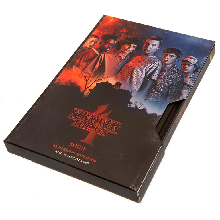 Stranger Things 4 Premium Retro VHS Style A5 Notebook Set