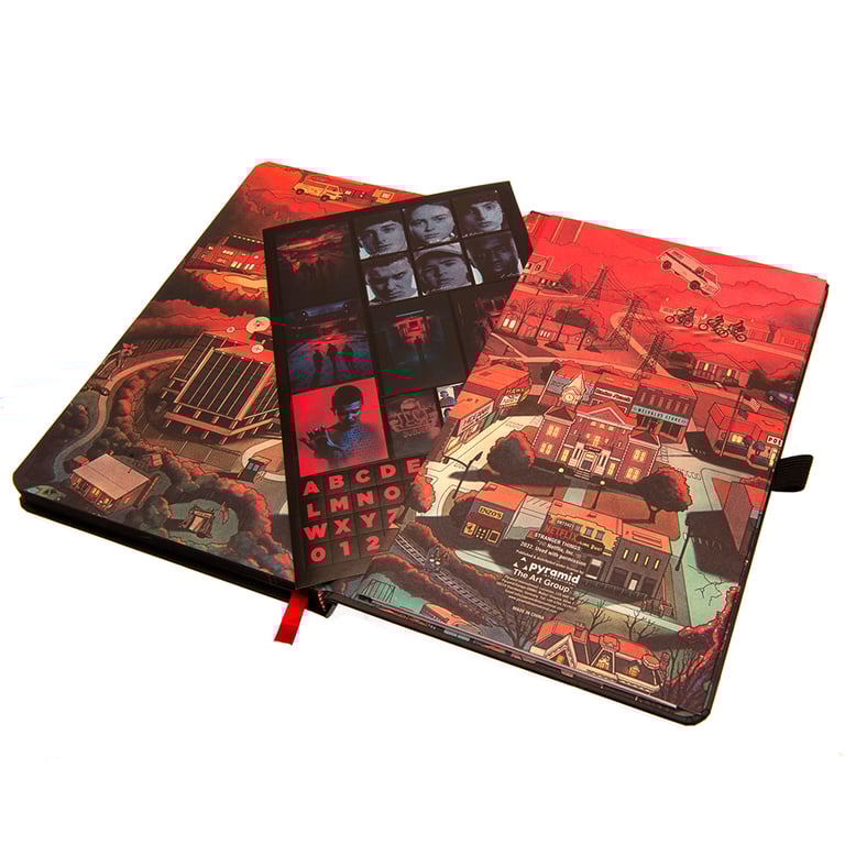 Stranger Things 4 Premium Retro VHS Style A5 Notebook Set