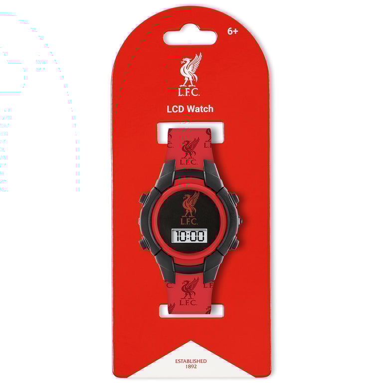 Liverpool FC Digital Kids Watch with LCD Display and Illuminated Strap