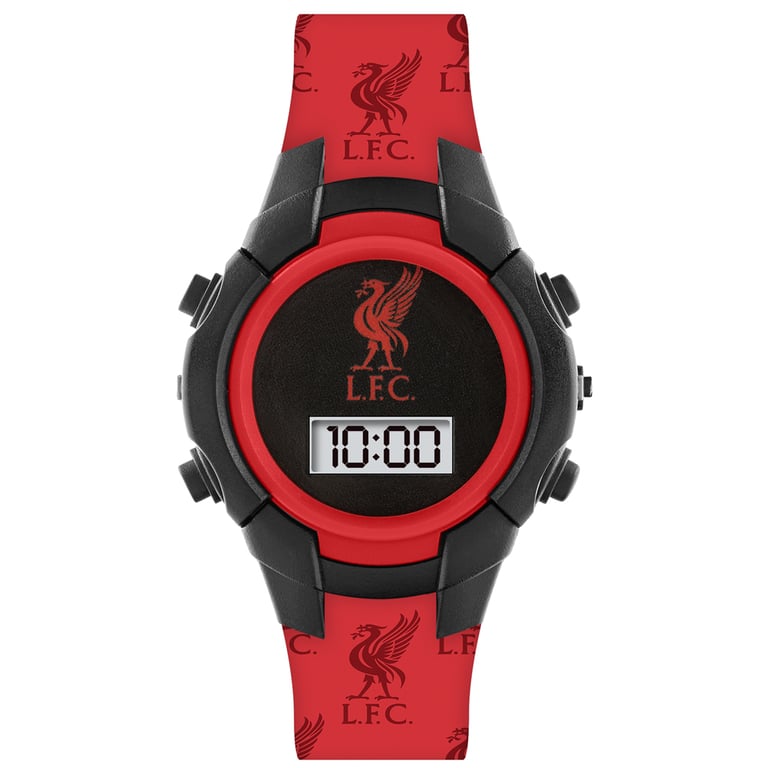 Liverpool FC Digital Kids Watch with LCD Display and Illuminated Strap