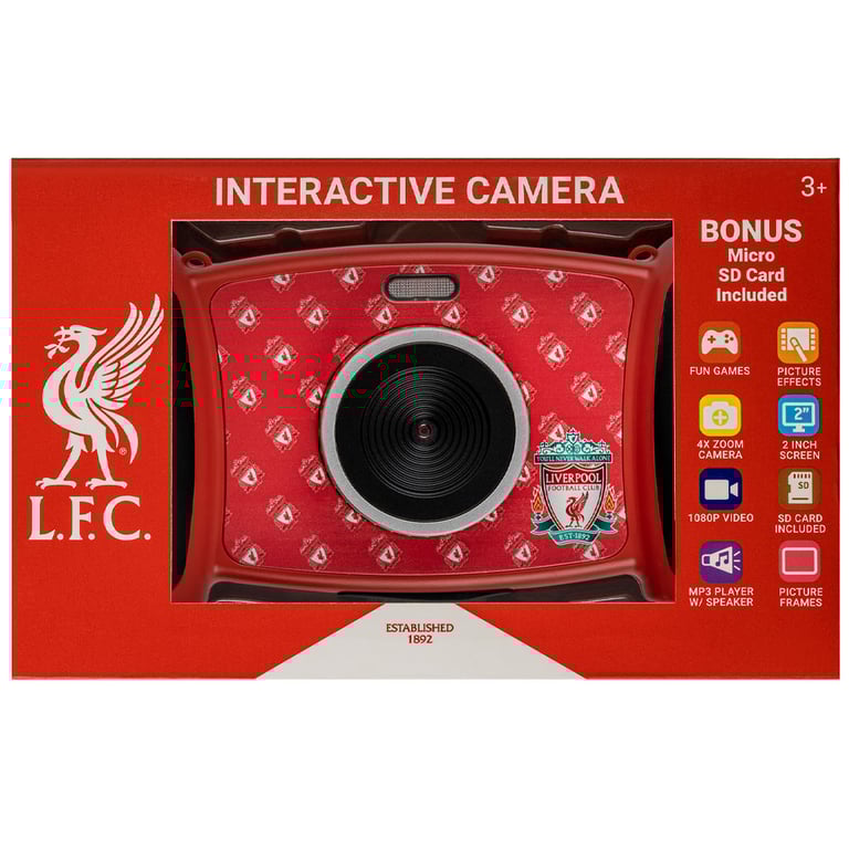 Liverpool FC Kids Interactive Camera - 1080p Video, Games & Fun Filters