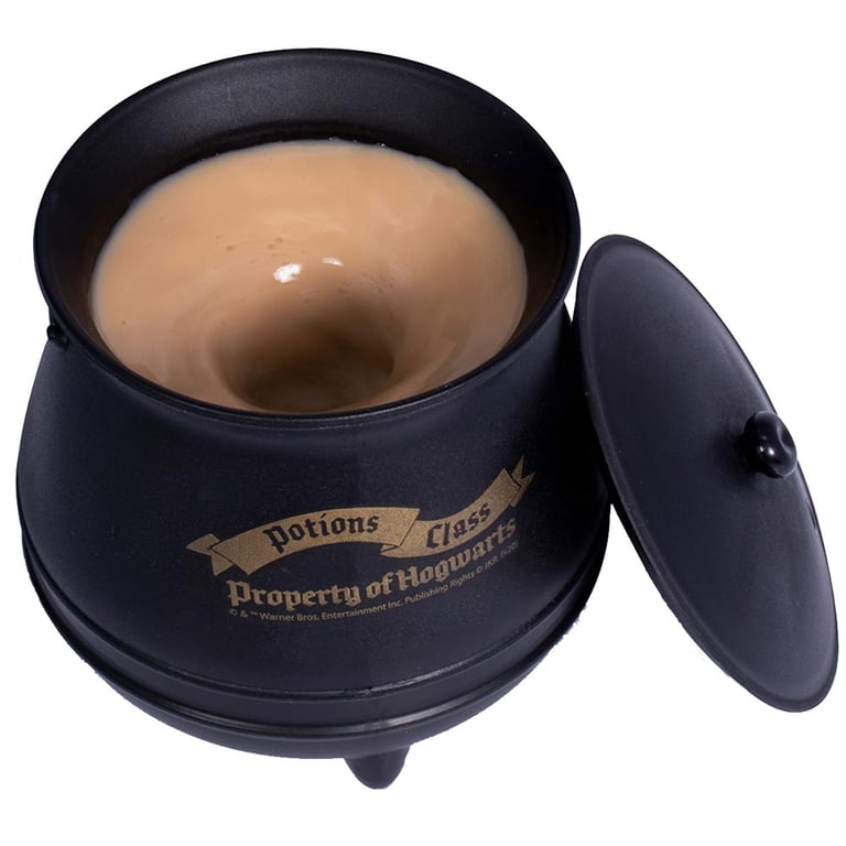 Harry Potter 3D Self-Stirring Cauldron Mug - Magic Brewing Cup with Lid and Automatic Stirring Feature