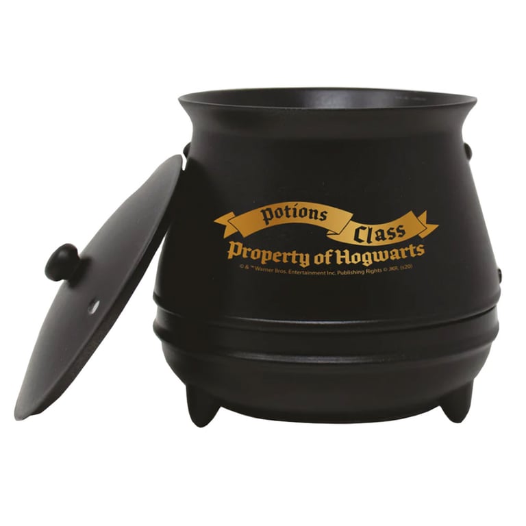 Harry Potter 3D Self-Stirring Cauldron Mug - Magic Brewing Cup with Lid and Automatic Stirring Feature