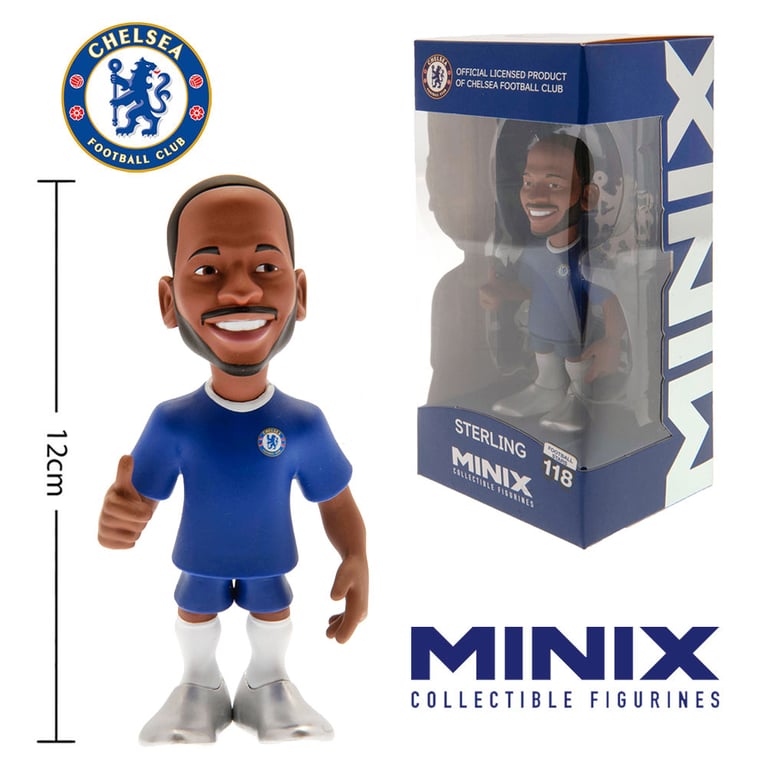 MINIX Chelsea FC Raheem Sterling 12cm Collectible Figure