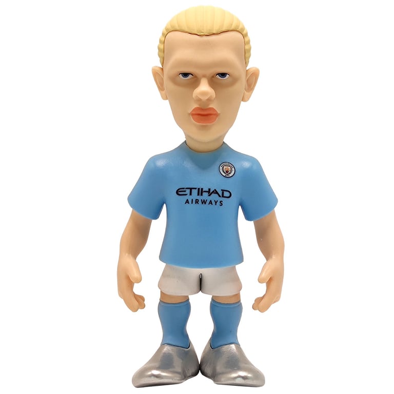 Manchester City FC MINIX 12cm Erling Haaland Figurine Collectible Number 9 Football Star