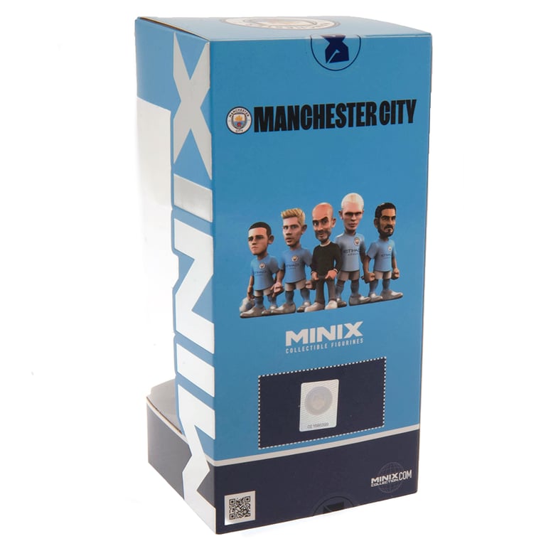 Manchester City FC MINIX 12cm Erling Haaland Figurine Collectible Number 9 Football Star