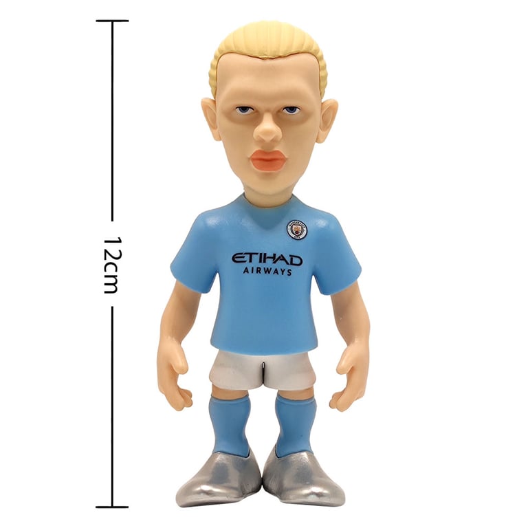 Manchester City FC MINIX 12cm Erling Haaland Figurine Collectible Number 9 Football Star