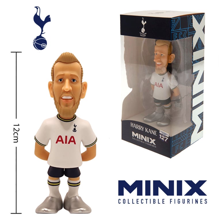 MINIX Tottenham Hotspur FC Harry Kane 12cm Collectible Football Figure