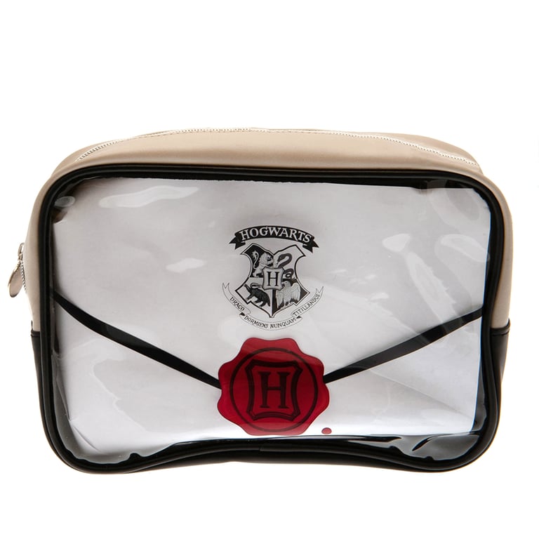 Harry Potter 2-Piece Premium Wash Bag Set - Hogwarts & Hedwig Owl Designs
