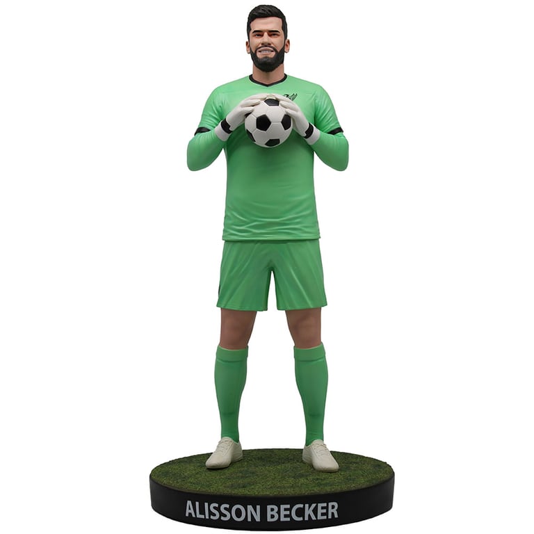 Liverpool FC Alisson Becker Premium Resin Goalkeeper Statue - Limited Edition Anfield Base