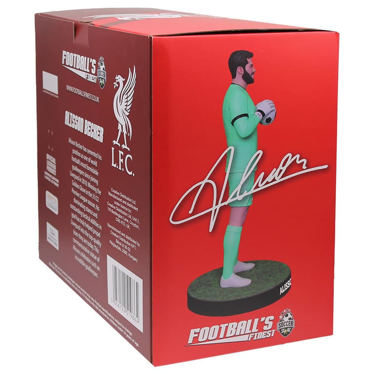 Liverpool FC Alisson Becker Premium Resin Goalkeeper Statue - Limited Edition Anfield Base