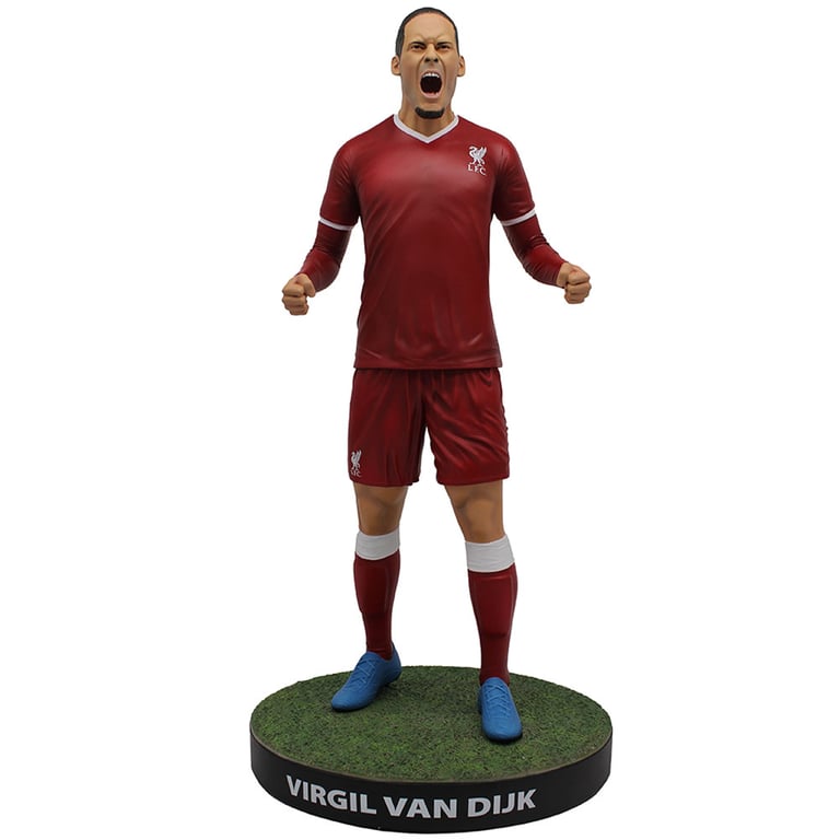 Liverpool FC Football s Finest Virgil Van Dijk Premium 60cm Statue - Limited Edition Anfield Turf Edition