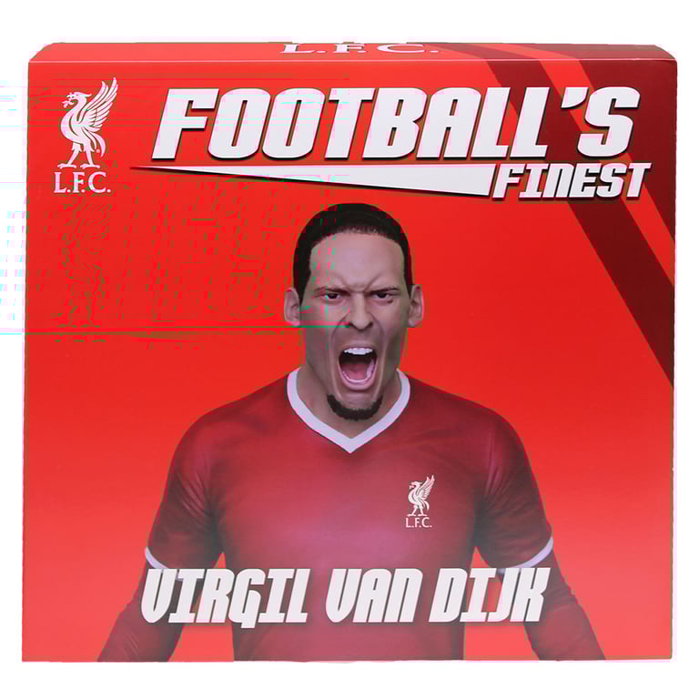 Liverpool FC Football s Finest Virgil Van Dijk Premium 60cm Statue - Limited Edition Anfield Turf Edition