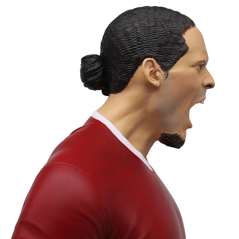 Liverpool FC Football s Finest Virgil Van Dijk Premium 60cm Statue - Limited Edition Anfield Turf Edition