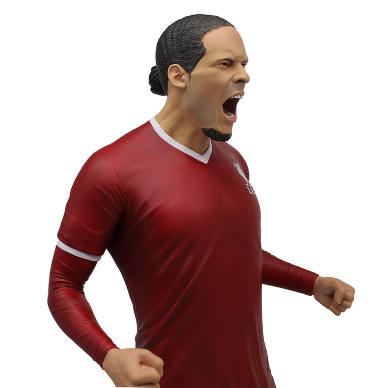 Liverpool FC Football s Finest Virgil Van Dijk Premium 60cm Statue - Limited Edition Anfield Turf Edition