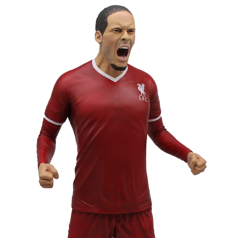 Liverpool FC Football s Finest Virgil Van Dijk Premium 60cm Statue - Limited Edition Anfield Turf Edition