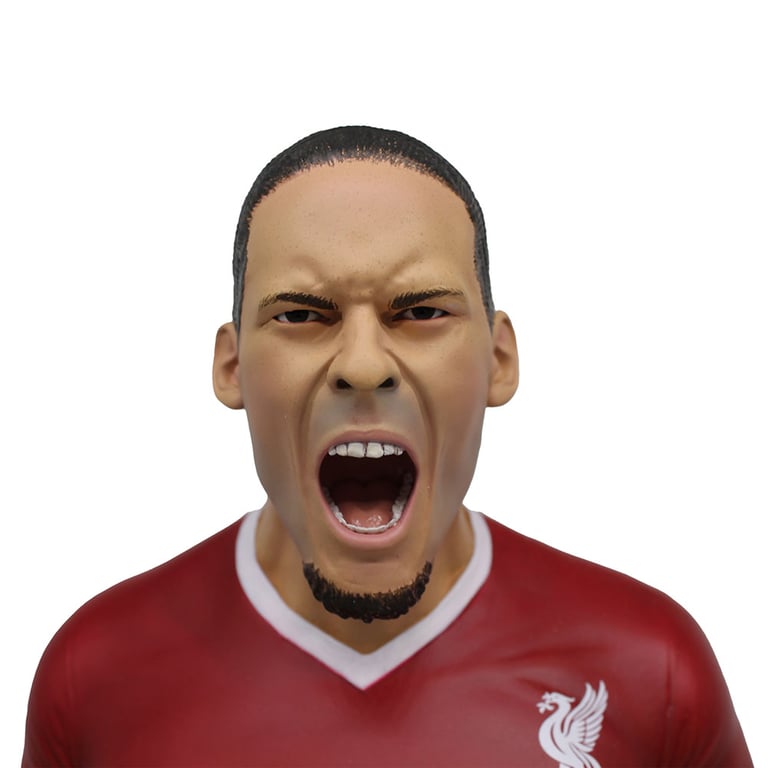 Liverpool FC Football s Finest Virgil Van Dijk Premium 60cm Statue - Limited Edition Anfield Turf Edition