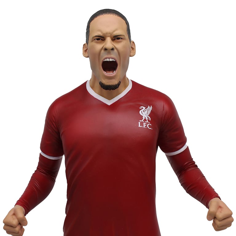 Liverpool FC Football s Finest Virgil Van Dijk Premium 60cm Statue - Limited Edition Anfield Turf Edition