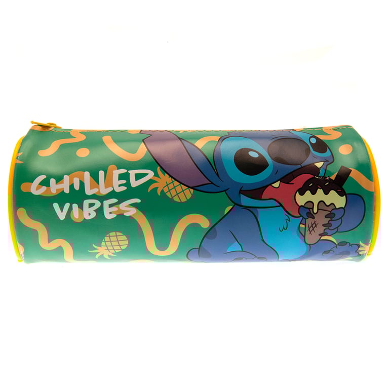 Lilo & Stitch Vibrant Tubular Pencil Case - Colorful Stationery Storage