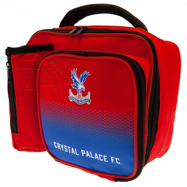 Crystal Palace FC Polyester Lunch Bag with Zipped Crest Design
