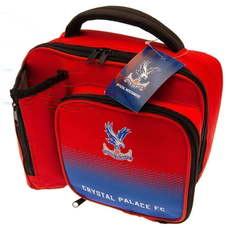 Crystal Palace FC Polyester Lunch Bag with Zipped Crest Design