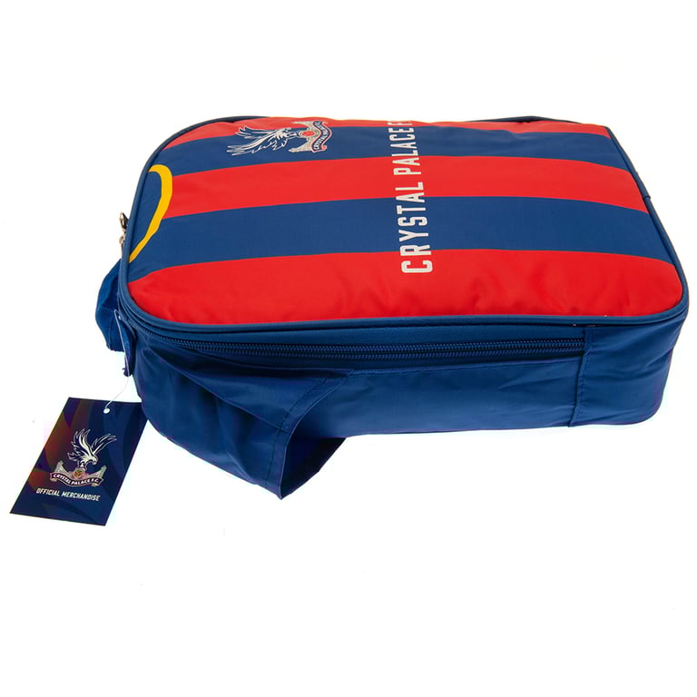 Crystal Palace FC Home Shirt Design Lunch Bag - Double Zipped Opening & Club Crest