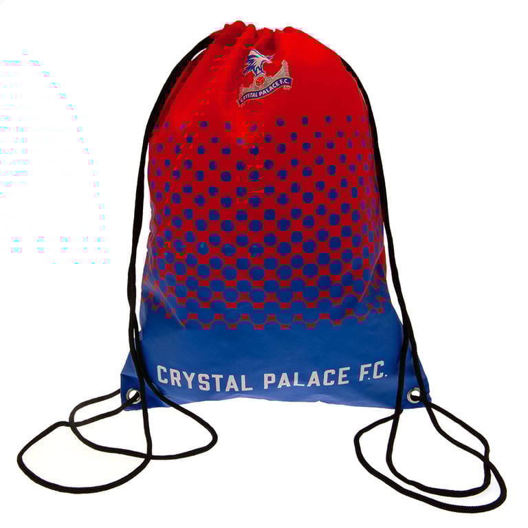 Crystal Palace FC Fade Gym Bag - Polyester Club Crest Design