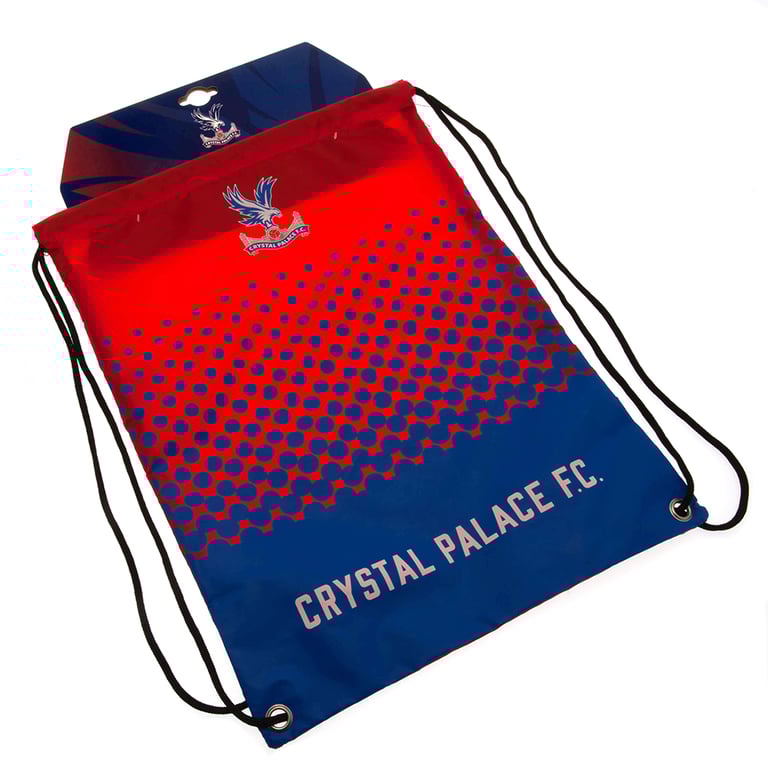Crystal Palace FC Fade Gym Bag - Polyester Club Crest Design