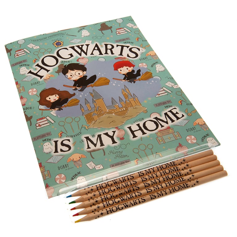Harry Potter Travel Colouring Pack - 30 Sheets, Stickers & Pencils